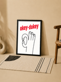 تابلو دکوراتیو میمون Okey-Dokey | کد 32