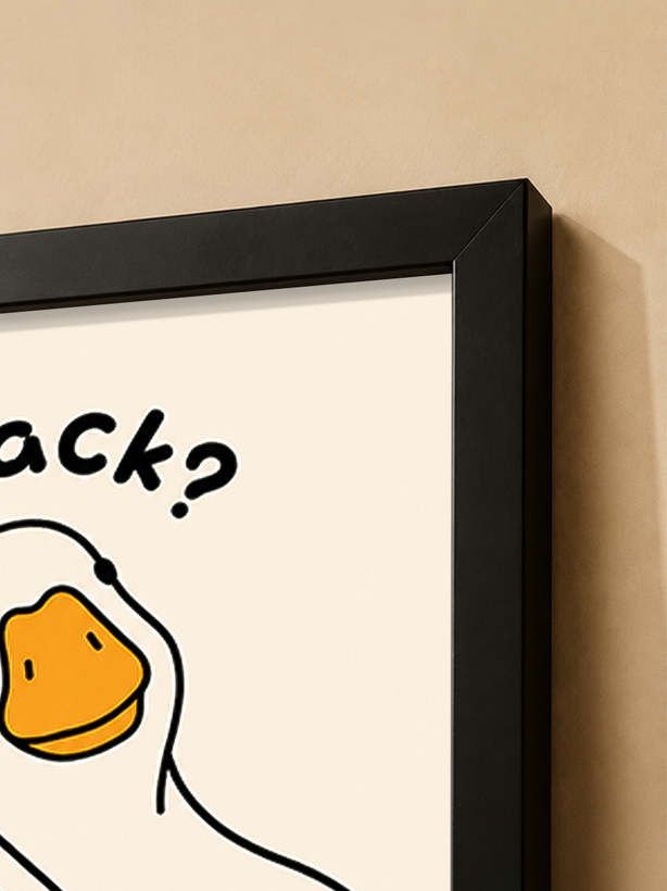 تابلو دکوراتیو اردکها Did Someone Say Snack | کد 37