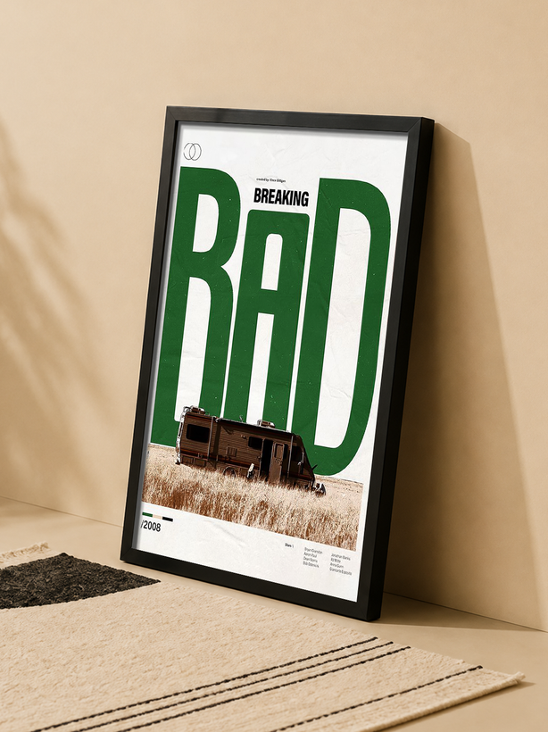 تابلو دکوراتیو بریکینگ بد | Breaking Bad | کد 54