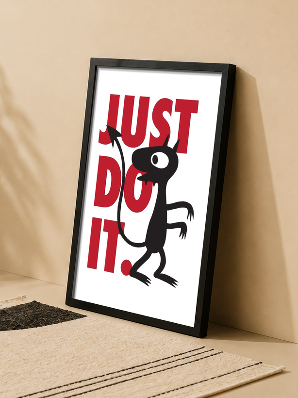 تابلو لوسی «Just Do It» | کد 67