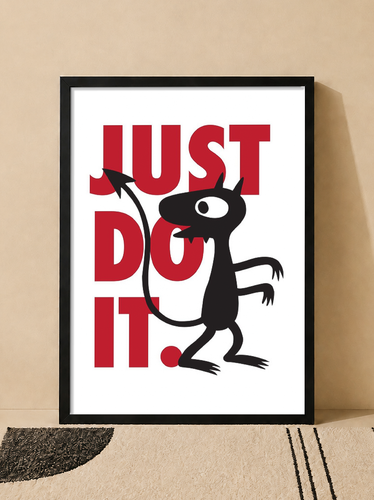 تابلو لوسی «Just Do It» | کد 67