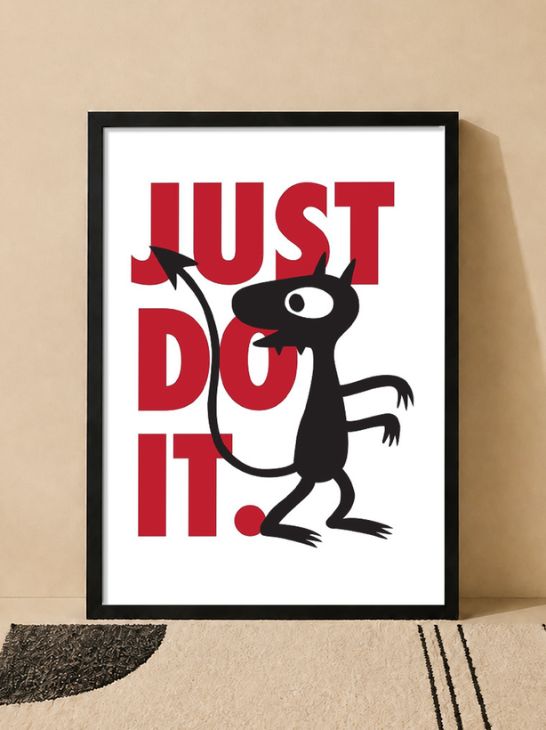تابلو لوسی «Just Do It» | کد 67