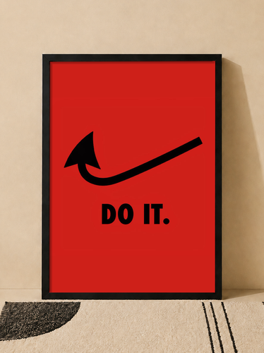 تابلو دم لوسی «Do It» | کد 69