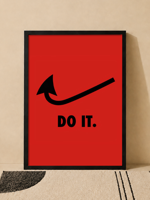تابلو دم لوسی «Do It» | کد 69