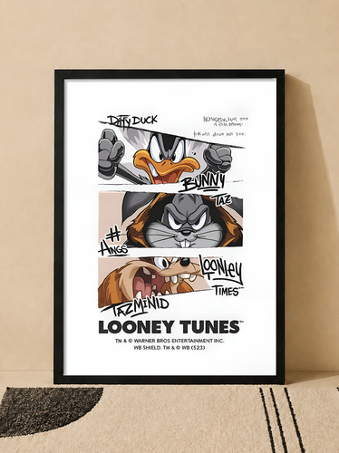 تابلو لونی تونز «Daffy Duck, Bugs Bunny & Taz» | کد 71