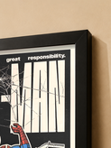 تابلو اسپایدرمن «With Great Power Comes Great Responsibility» | کد 72