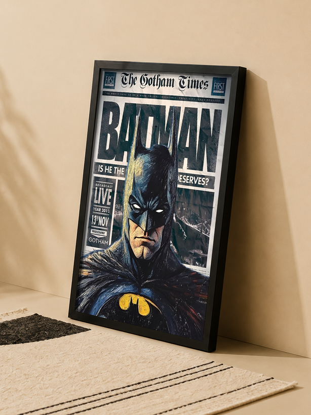 تابلو بتمن «Gotham Times» | کد 73