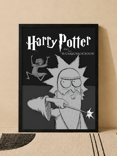 تابلو ریک و مورتی «Harry Potter» | کد 77