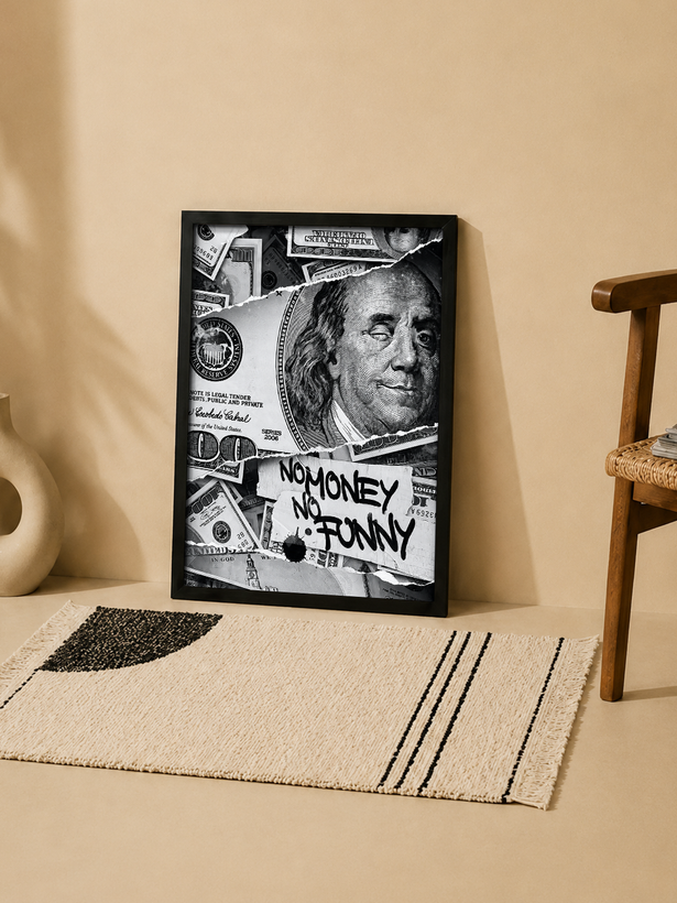 تابلو پول و ثروت «No Money No Funny» | کد 85