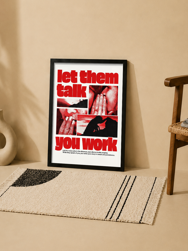تابلو سکوت و موفقیت | Let Them Talk | کد 86