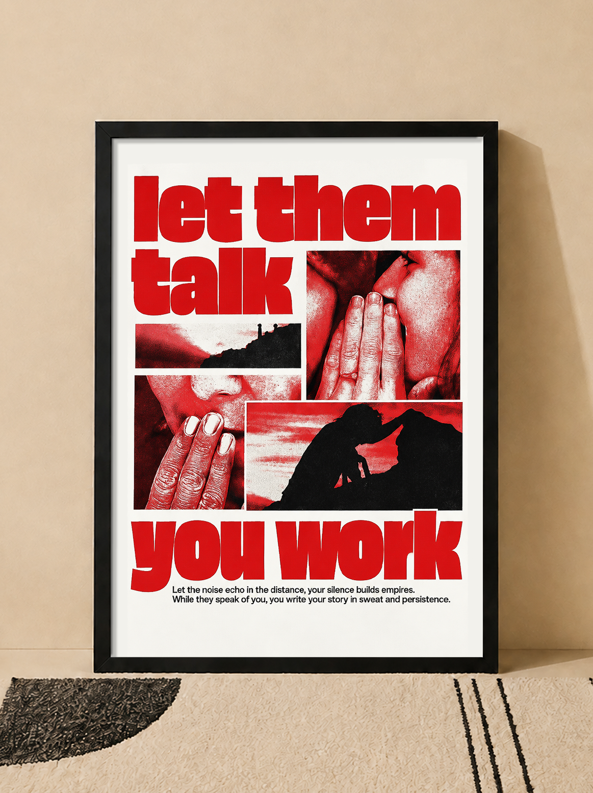 تابلو سکوت و موفقیت | Let Them Talk | کد 86