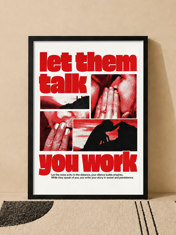 تابلو سکوت و موفقیت | Let Them Talk | کد 86