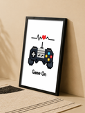 تابلو دکوراتیو گیمینگ Game On | کد | 97